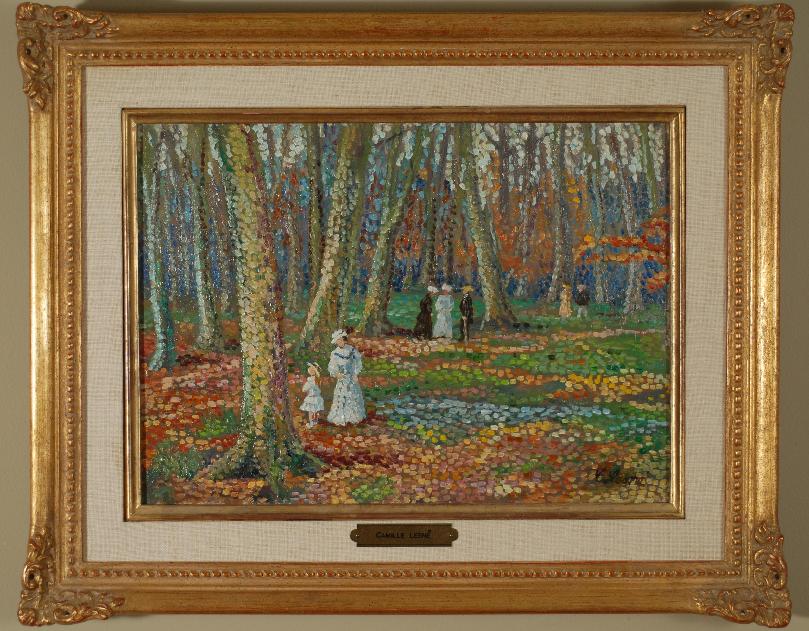 Lesne, camille, french, pointillism